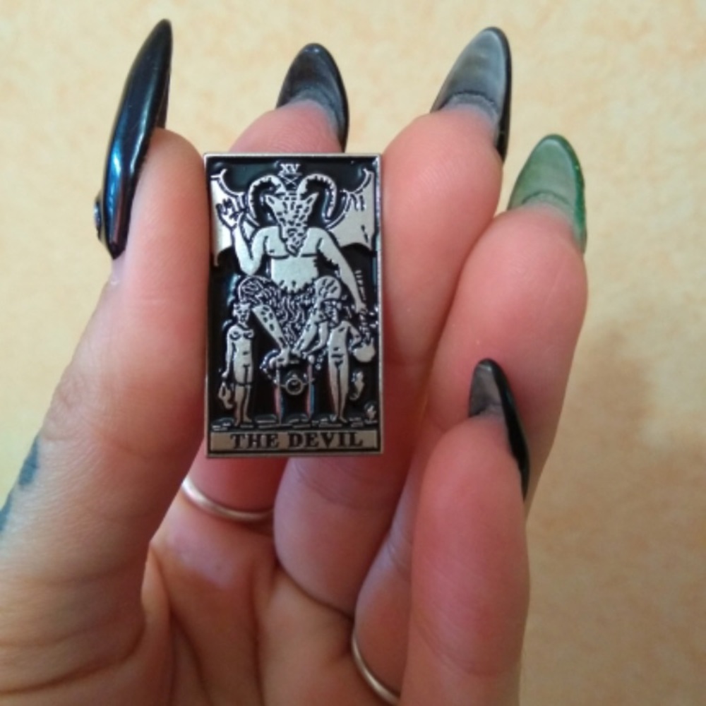 Tarot Devil Card Pin - Picture 2 of 5